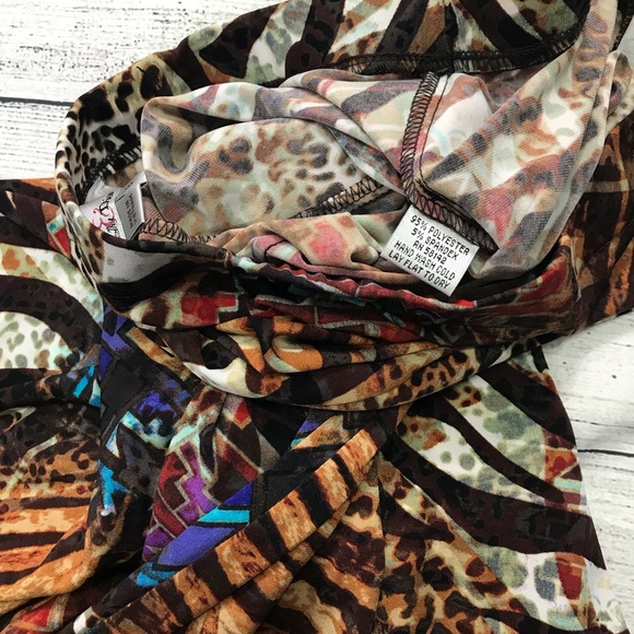 Kelly & Diane Animal Multiprint Pants BrandNew Sz8 - Picture 5 of 8